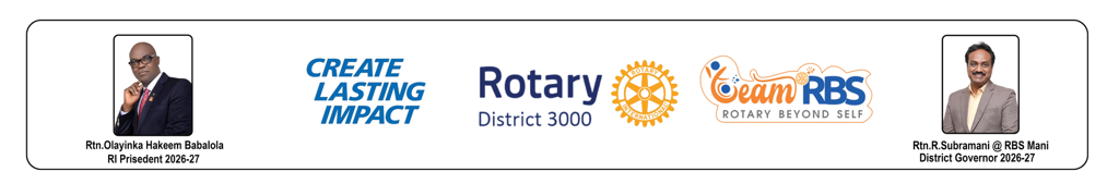 Rotary District 3000 Banner